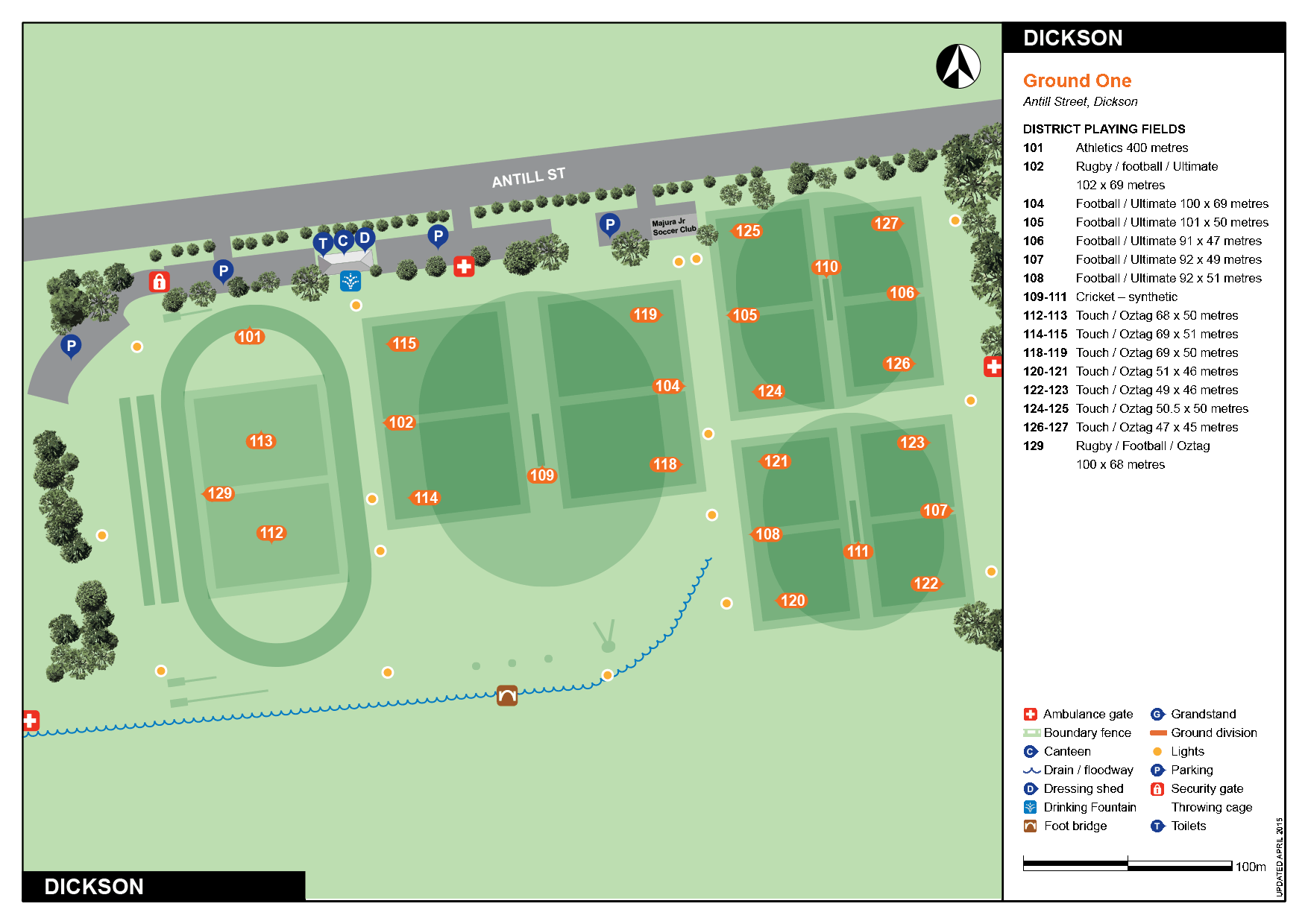 Dickson 1 field map