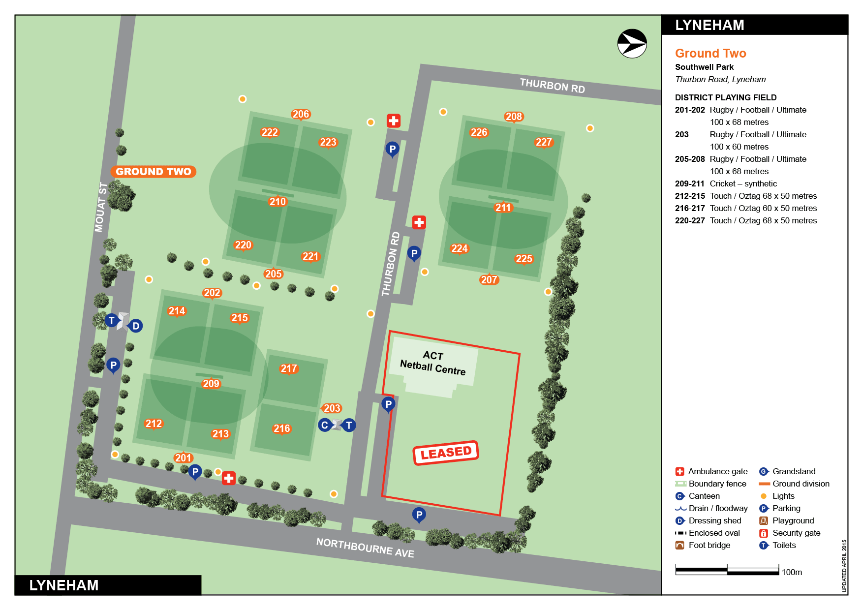 Lyneham 2 field map