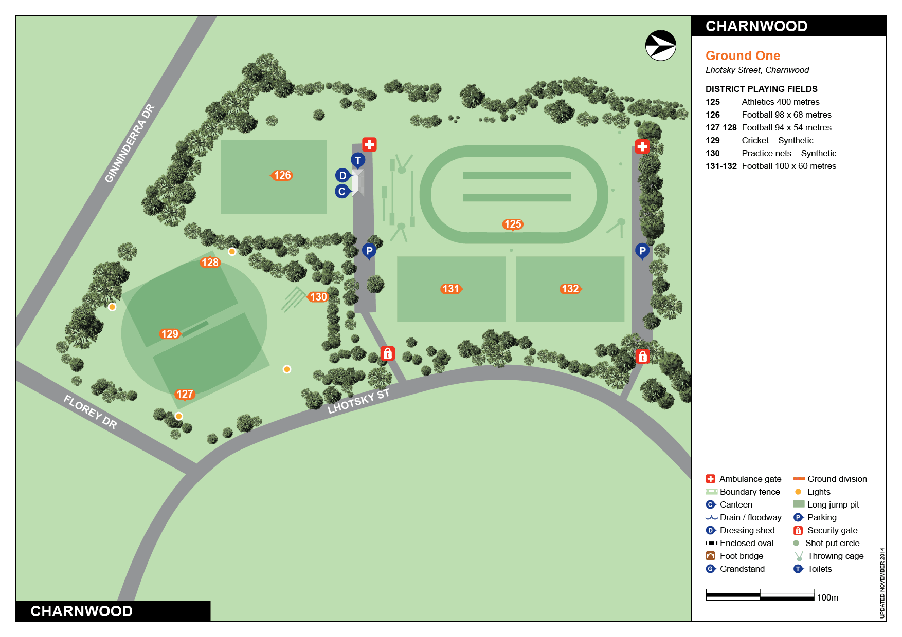 Charnwood 1 ACT Sport and Recreation (local ssr)