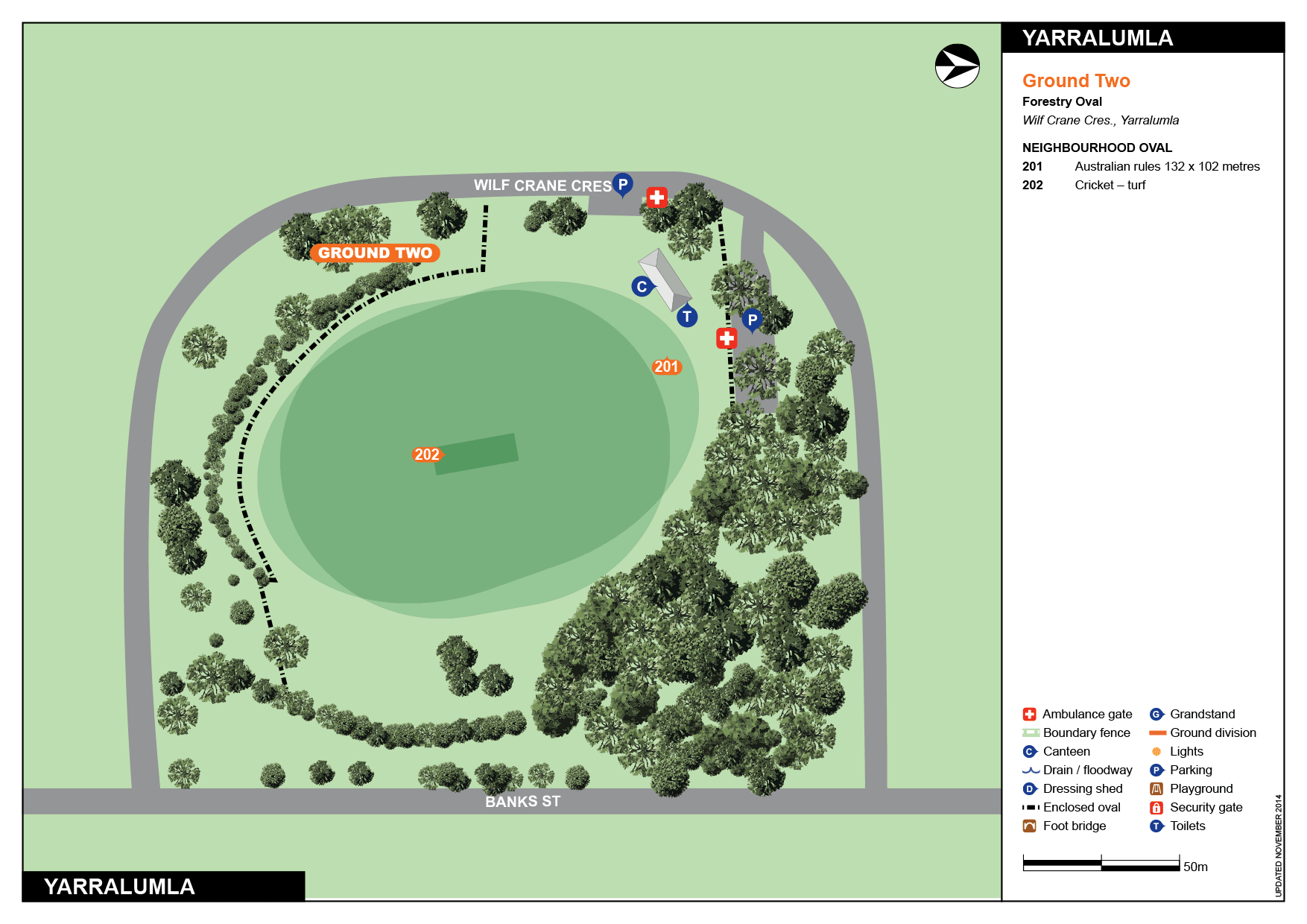 Yarralumla 2 field map
